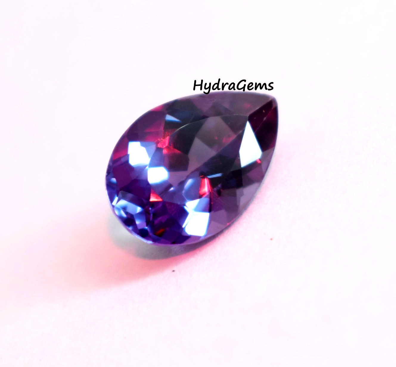 Pear Cut Russian Color Change 7.50 Ct Natural Alexandrite Flawless Collector Gem