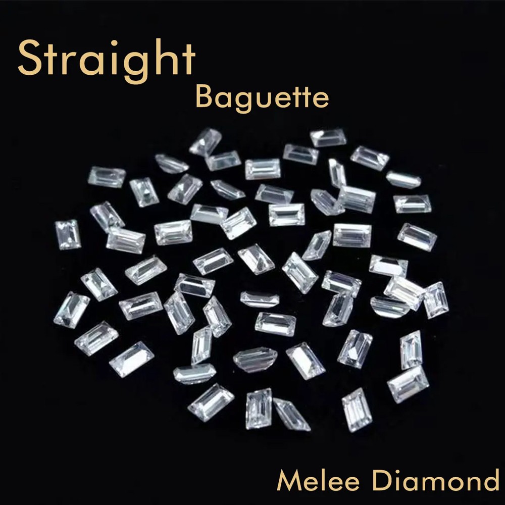 20Pcs Baguette Lab Loose Diamonds Small Size Wholesale Lab Created CVD Diamonds