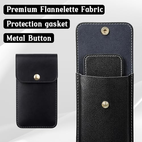 2 Pcs Travel Watch Pouch, PU Leather Watch Pouches, Portable Single Watches