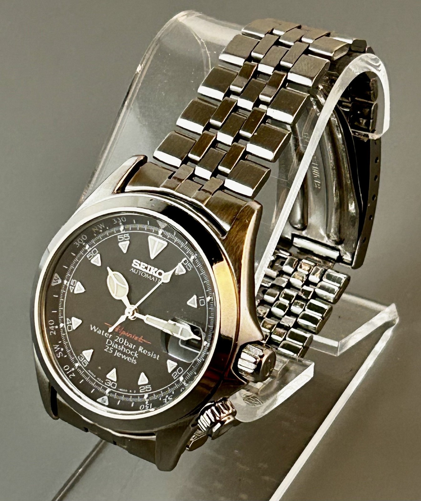 Vintage Seiko Alpinist SCVF005 4S15 Automatic 25J Black Dial 200M JDM Watch