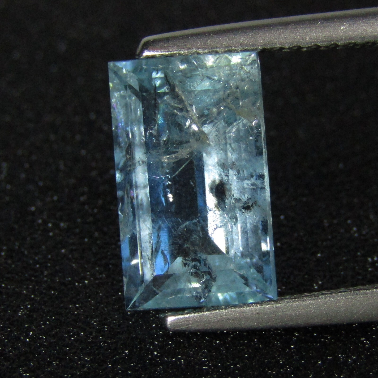 3.11Cts Natural Aquamarine 11.7×7.2×4.7mm Baguette Cut Loose Brazil Gemstone