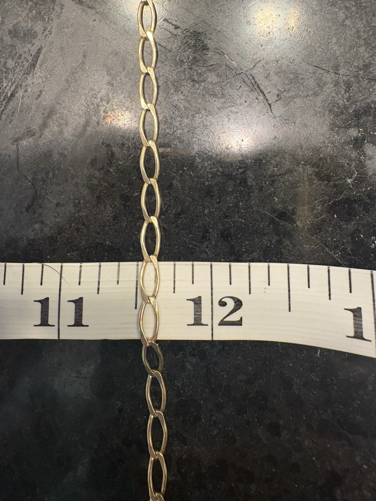 18.5” Oval Link Chain in Solid 10k Gold
