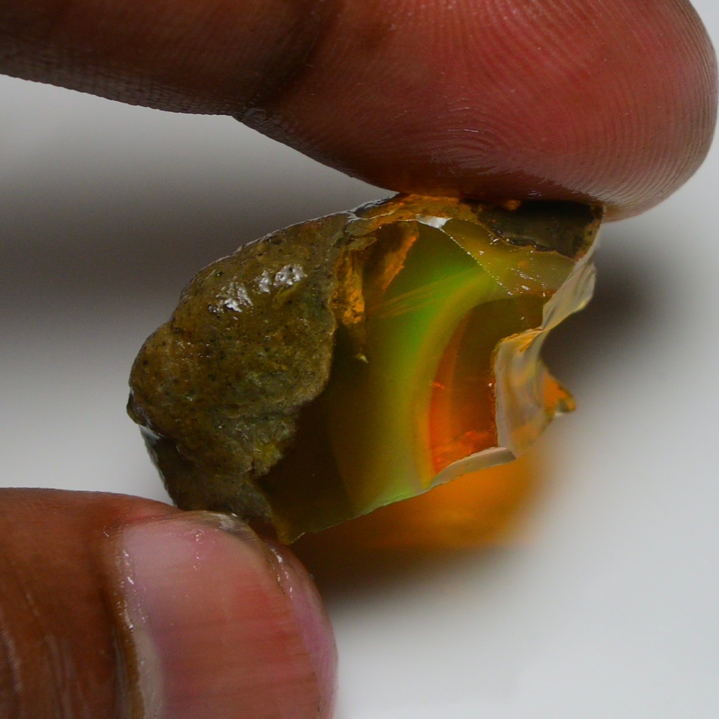 Opal Rough 25.20 Ct Natural Ethiopian Raw, Crystal Opal Specimen, Opal Gemstone