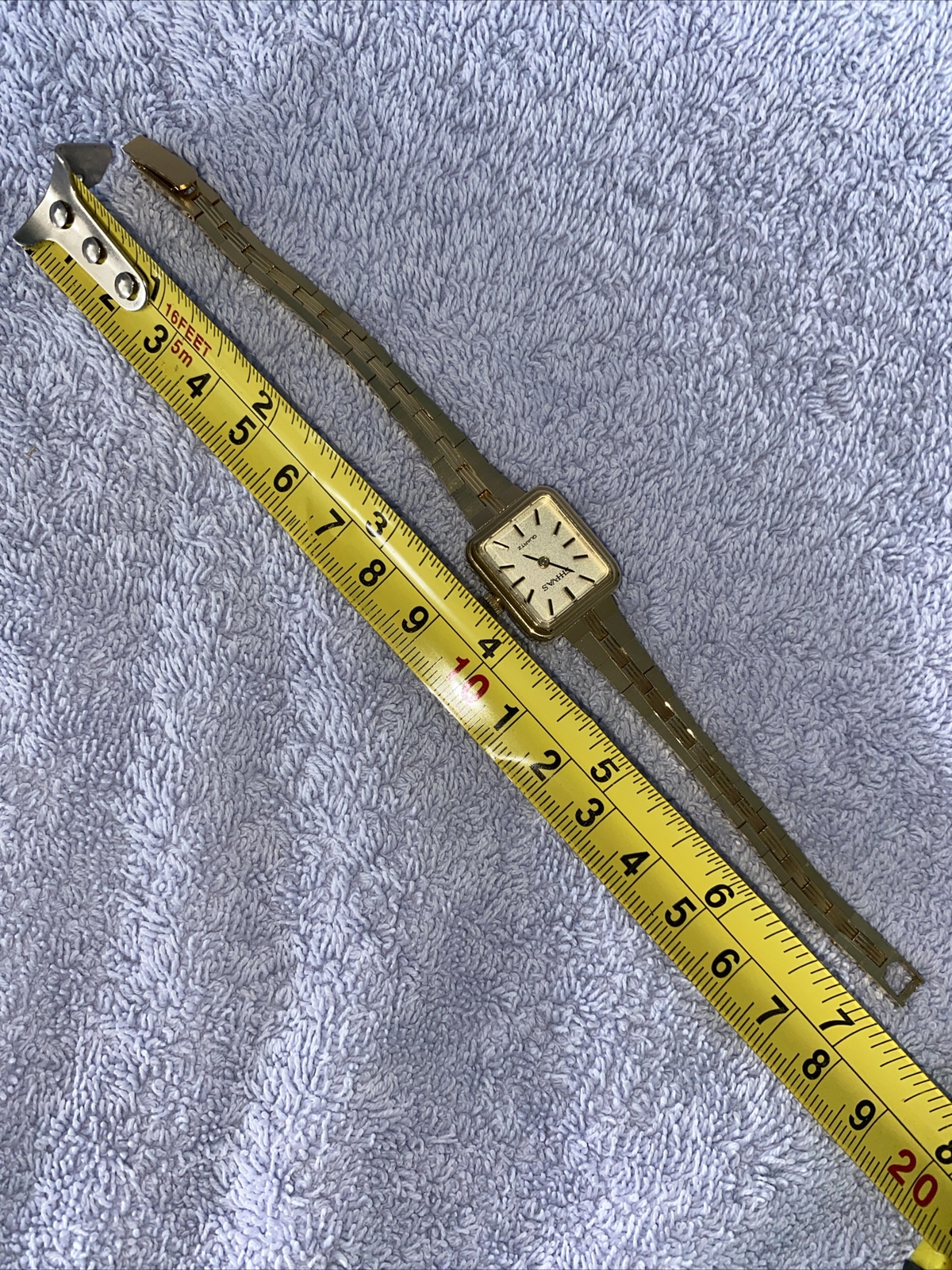 Shivas Quartz Battery classic Gold Colour Wrist Watch Metal Chain Strap 16-17cm