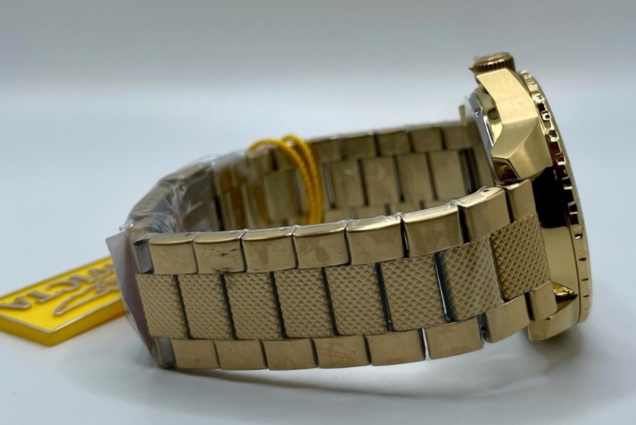 Invicta NFL Las Vegas Raiders Men’s Watch – 48mm, Gold (48093)