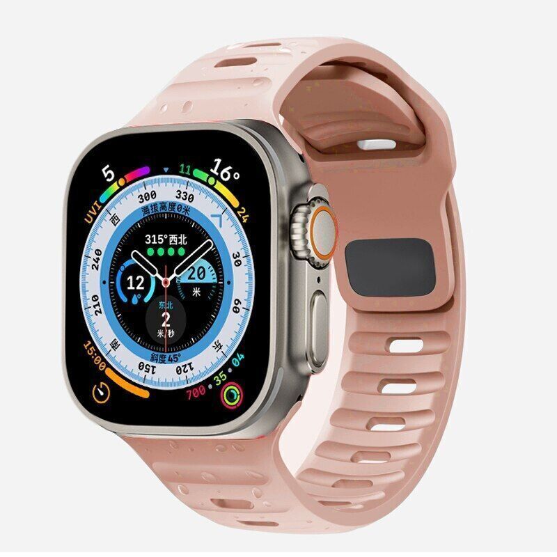 For Apple Watch Series Ultra 11 10 9 8 7 5 Silicone Sport Strap Band 38/49mm