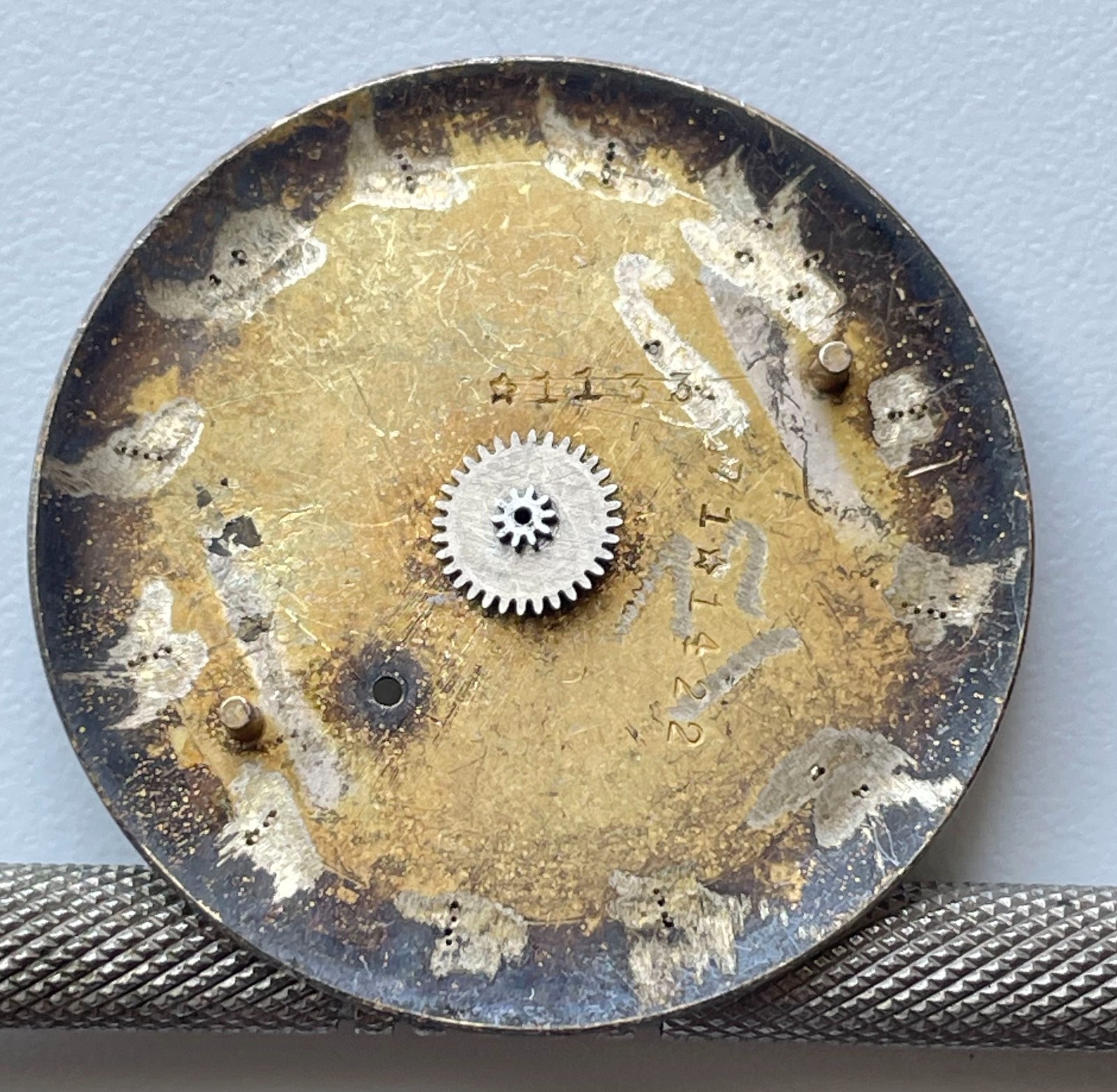 Vintage Longines Watch Dial Hands Parts Caliber 23M 23Z 28.3mm Swiss Repair