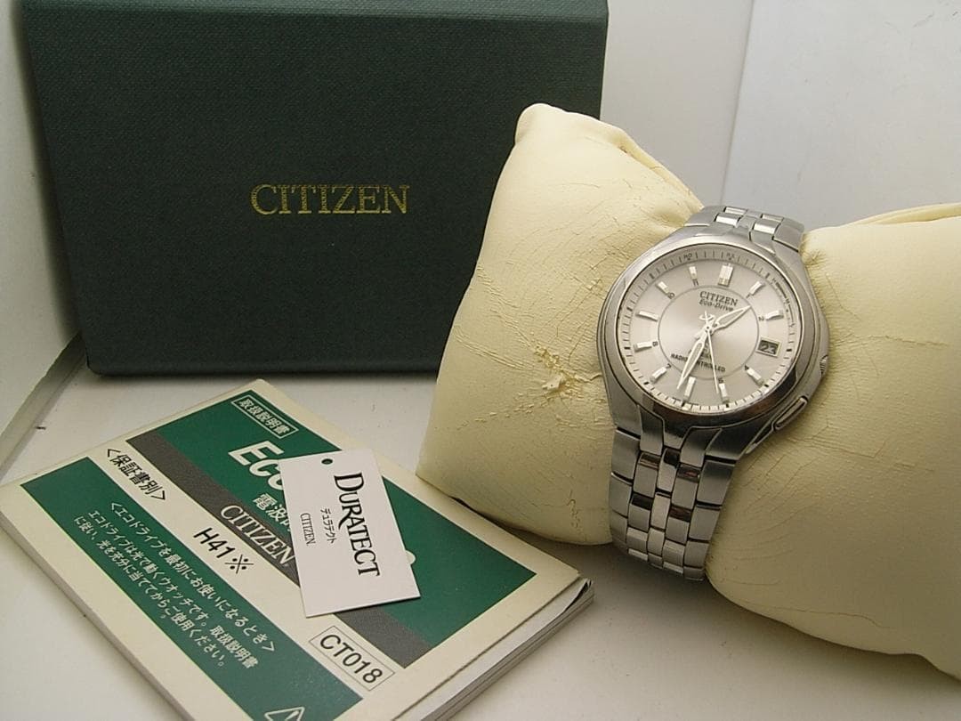 CITIZEN H410-T007627 ATTESA Eco-Drive Radio Controlled From Japan