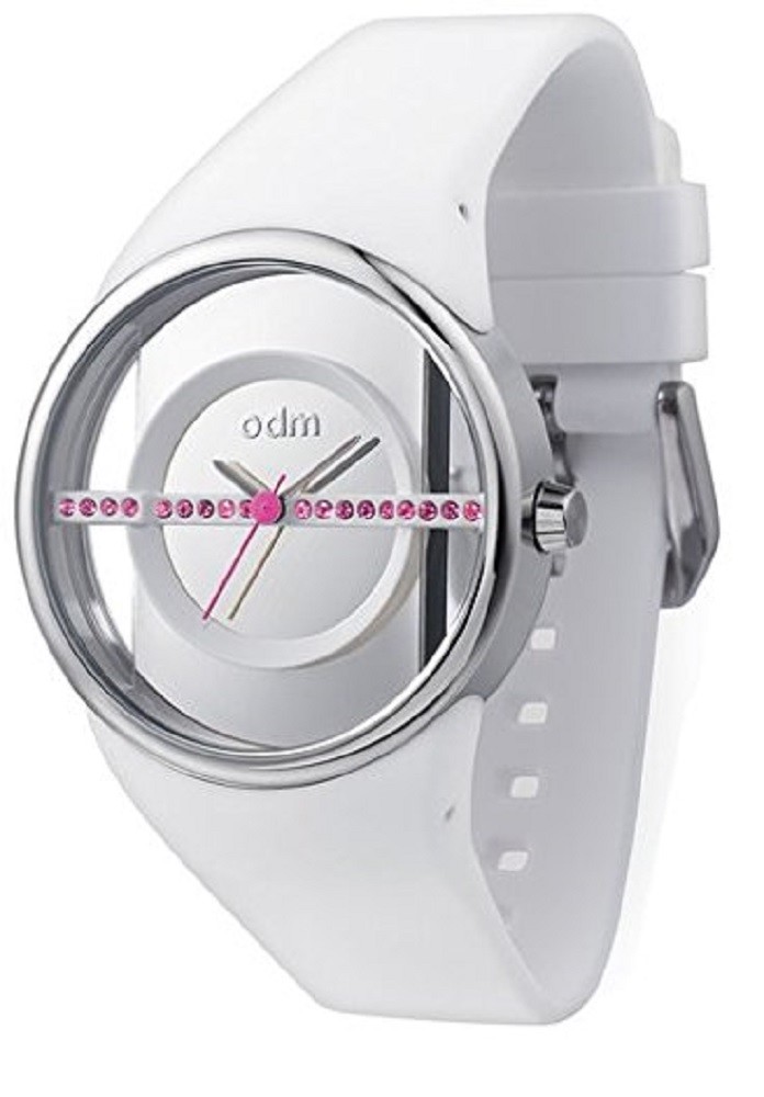 odm SKY WALK DD151C-02 White & Pink Swarovski Crystals