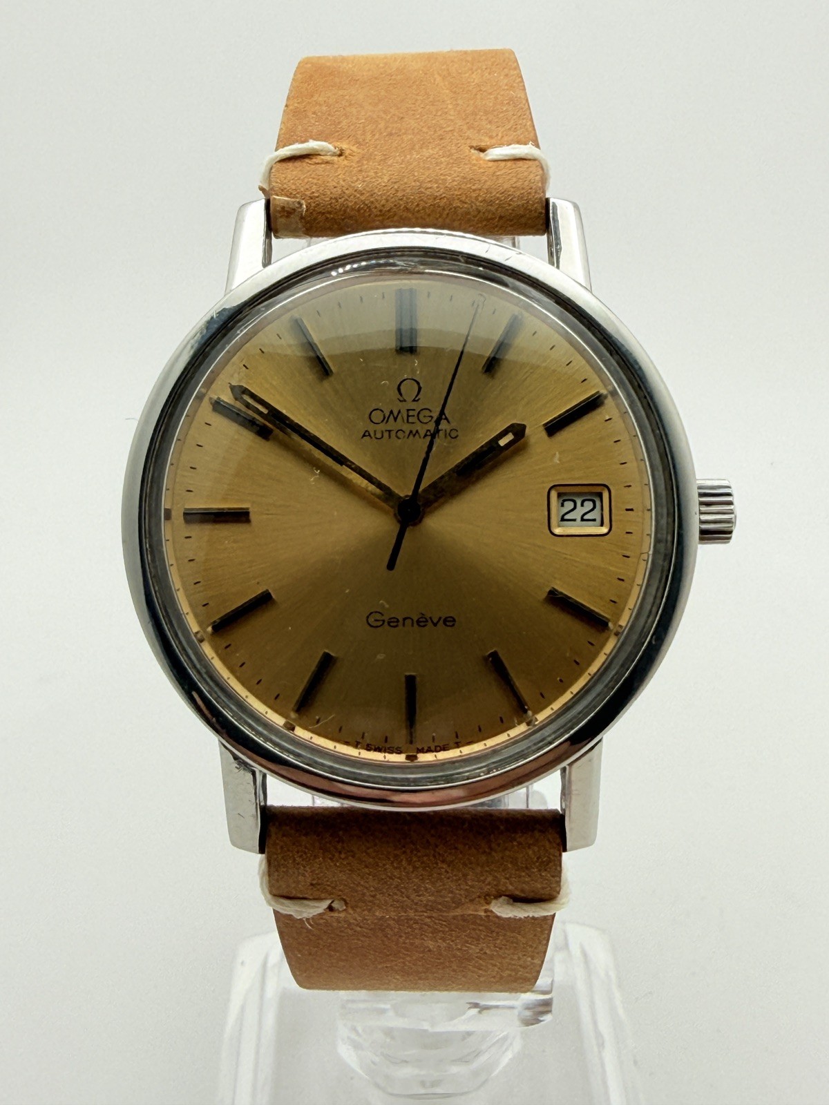 Vintage Omega Geneve Automatic mens Swiss made watch