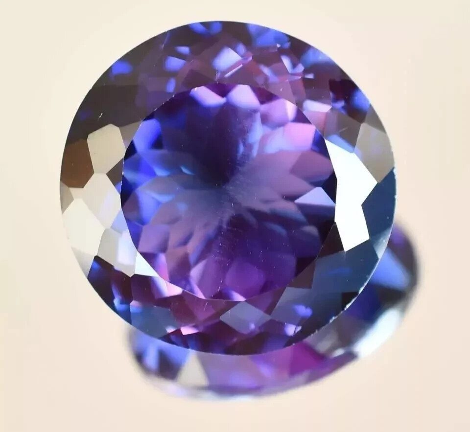 25+ Ct Natural Purple Blue Montana Sapphire Flawless Certified Loose Gemstone