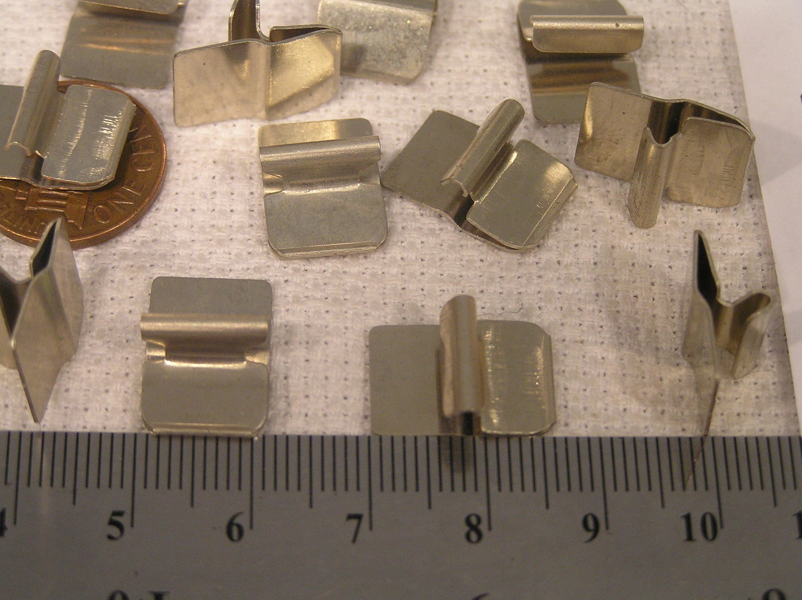 6 Pc Vtg Insert Clasp Weiss Type Bracelet 16x11mm Jewelry Findings Repair Craft