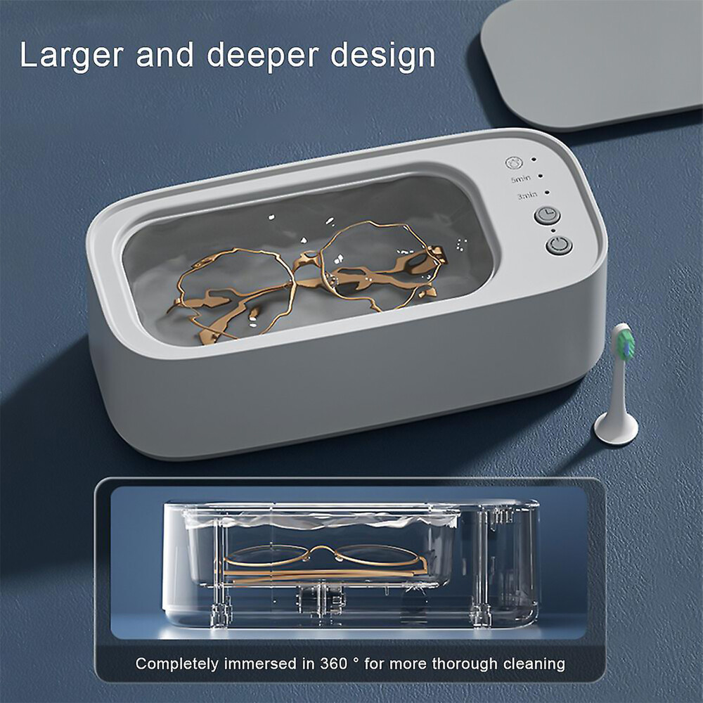 Ultrasonic Cleaner Machine Sonic Wave Ring Jewelry Cleaner Watch Glasses Clean