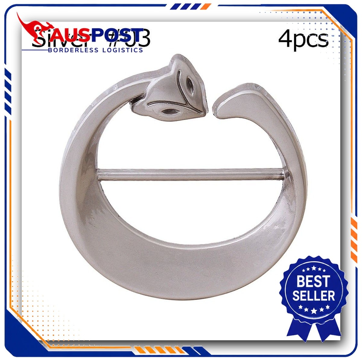T-Shirt Clip Waist Buckle Shawl Buckle Scarf Ring Clips for Fashion Accessories