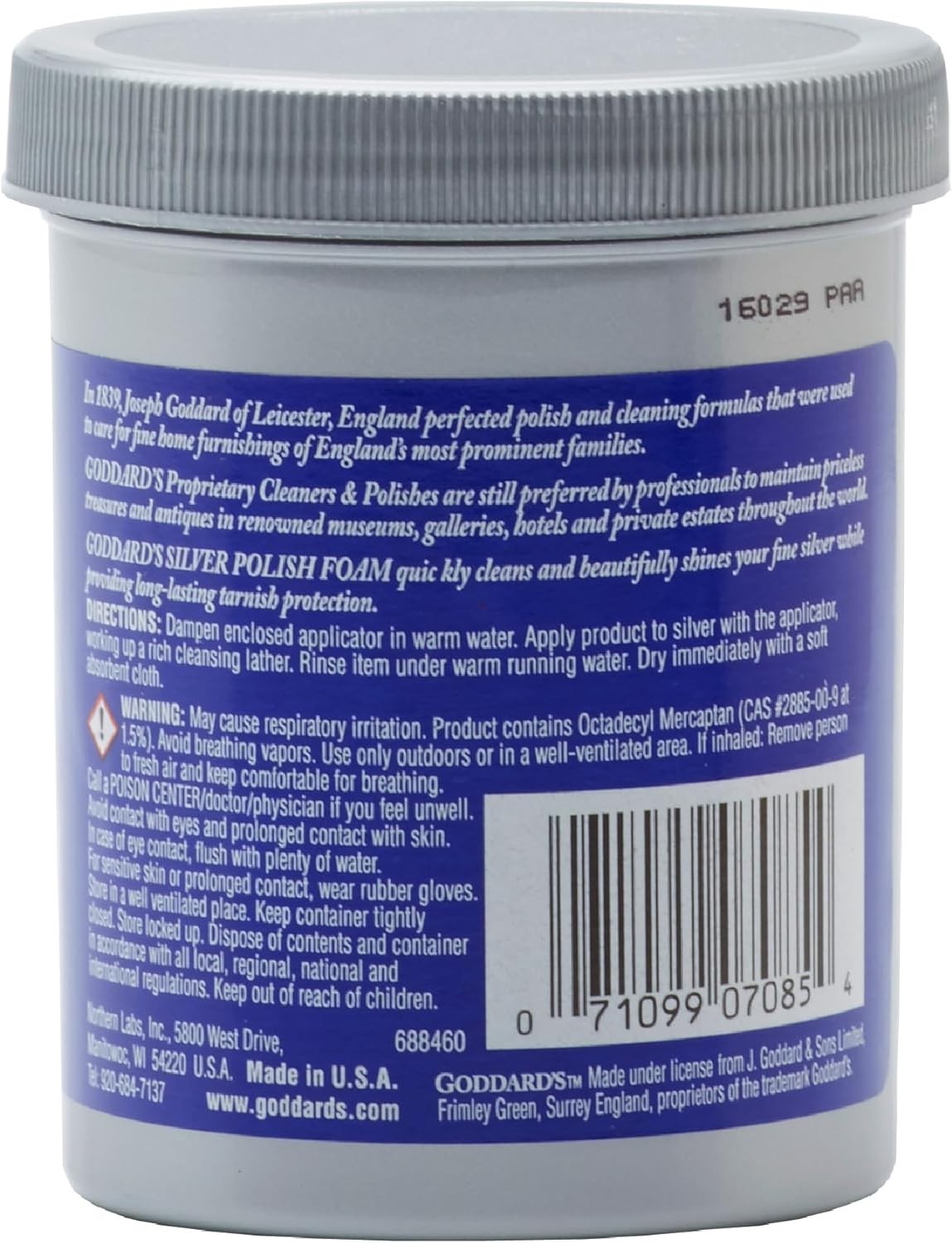 Tarnish Remover Foam for Silver Items with Hard Surface Cleaning Action