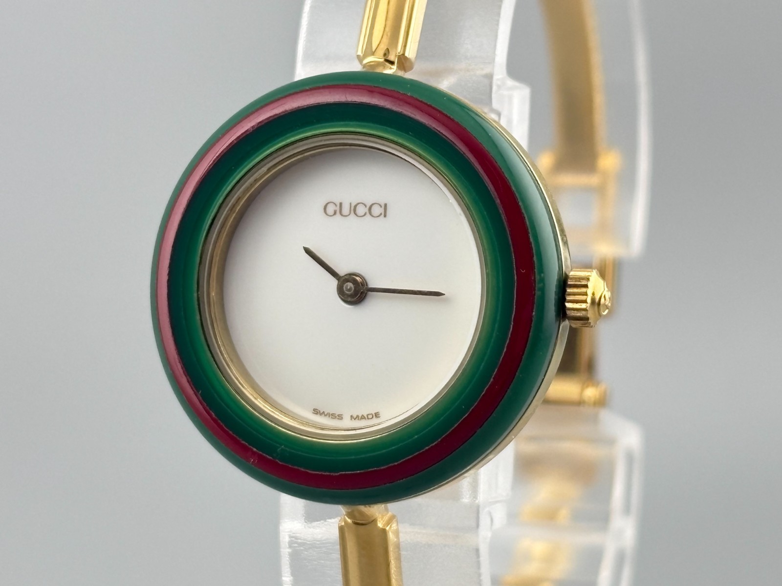 [MINT W/Paper] Gucci Change Bezel 11/12.2 Women Watch Gold 12 Colors