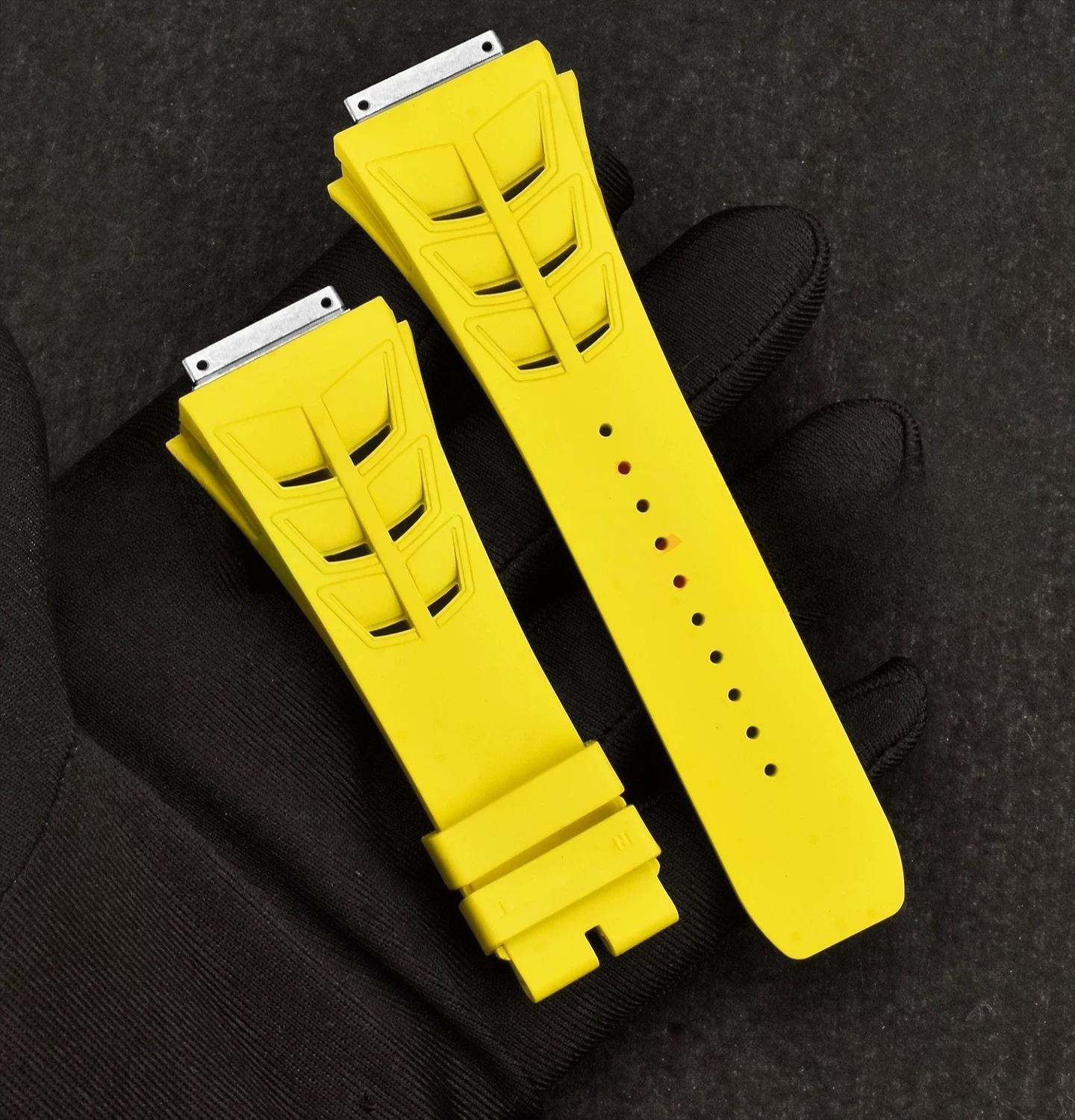 Replacement Rubber Watch Strap For Richard Mille RM030 RM035-02/3 Medium Large