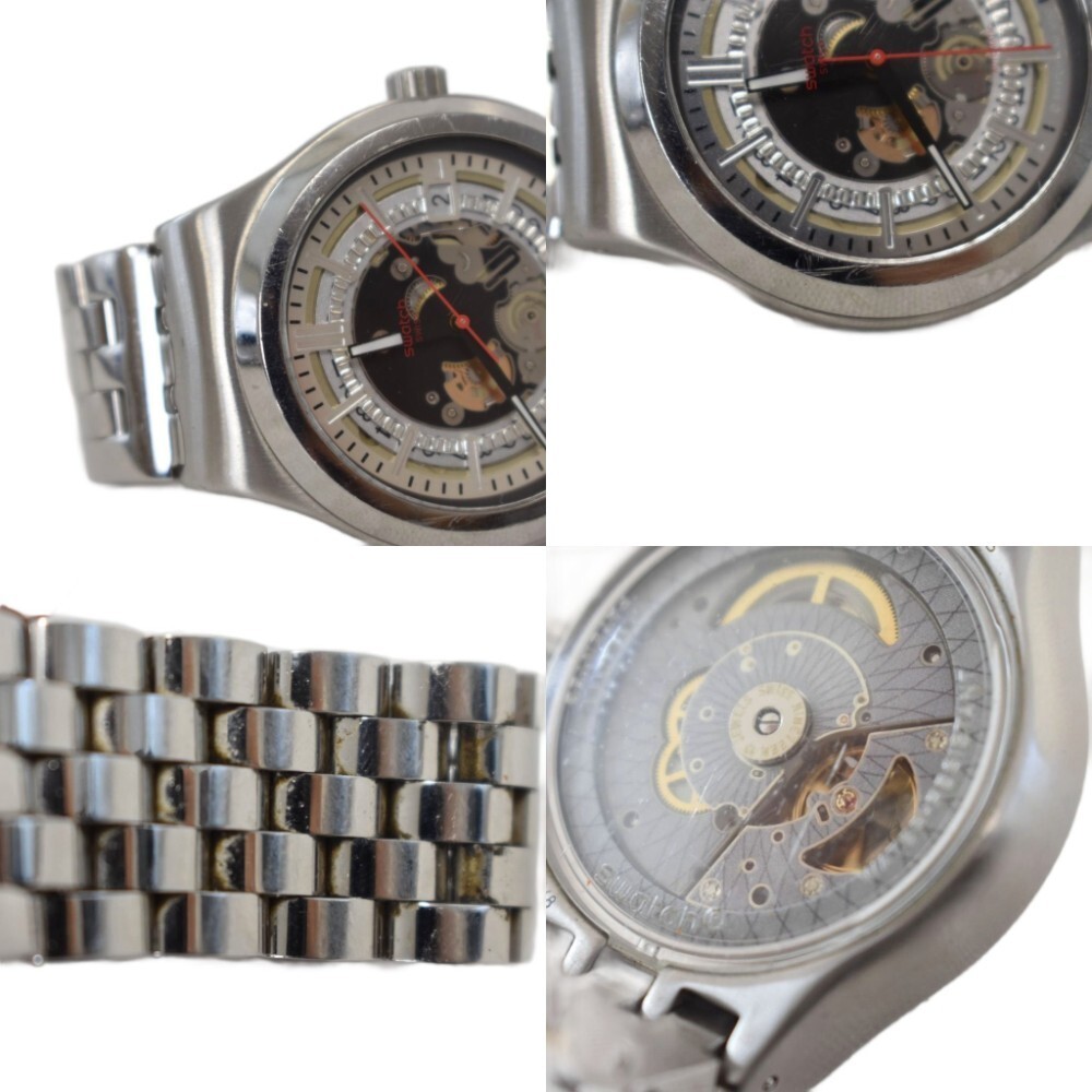 Swatch Sistem Through Again Watch Automatic Silver Yis431 Men’S