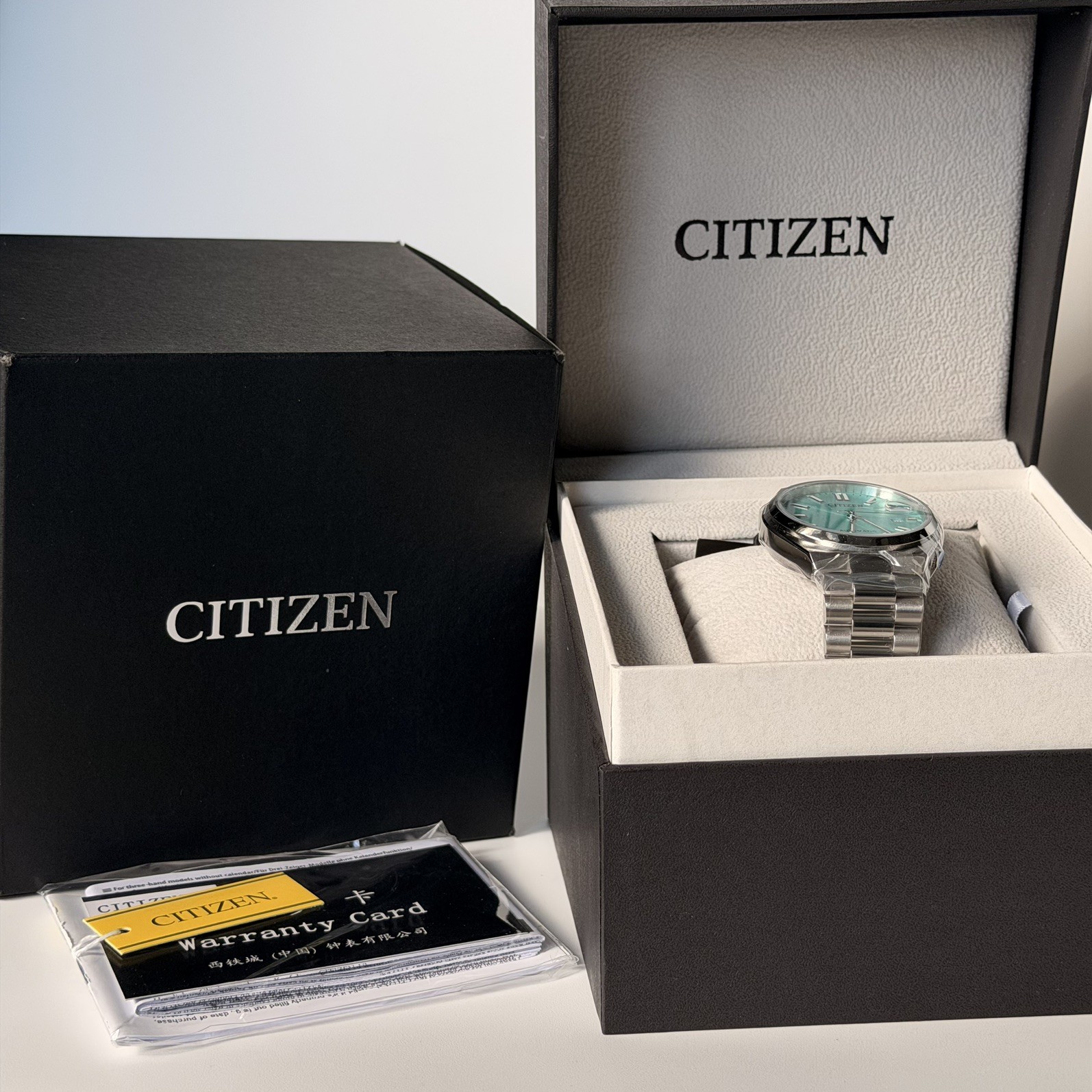 Citizen Tsuyosa Ice Blue Automatic Date Window Bracelet NJ0150-53M Fast Post UK