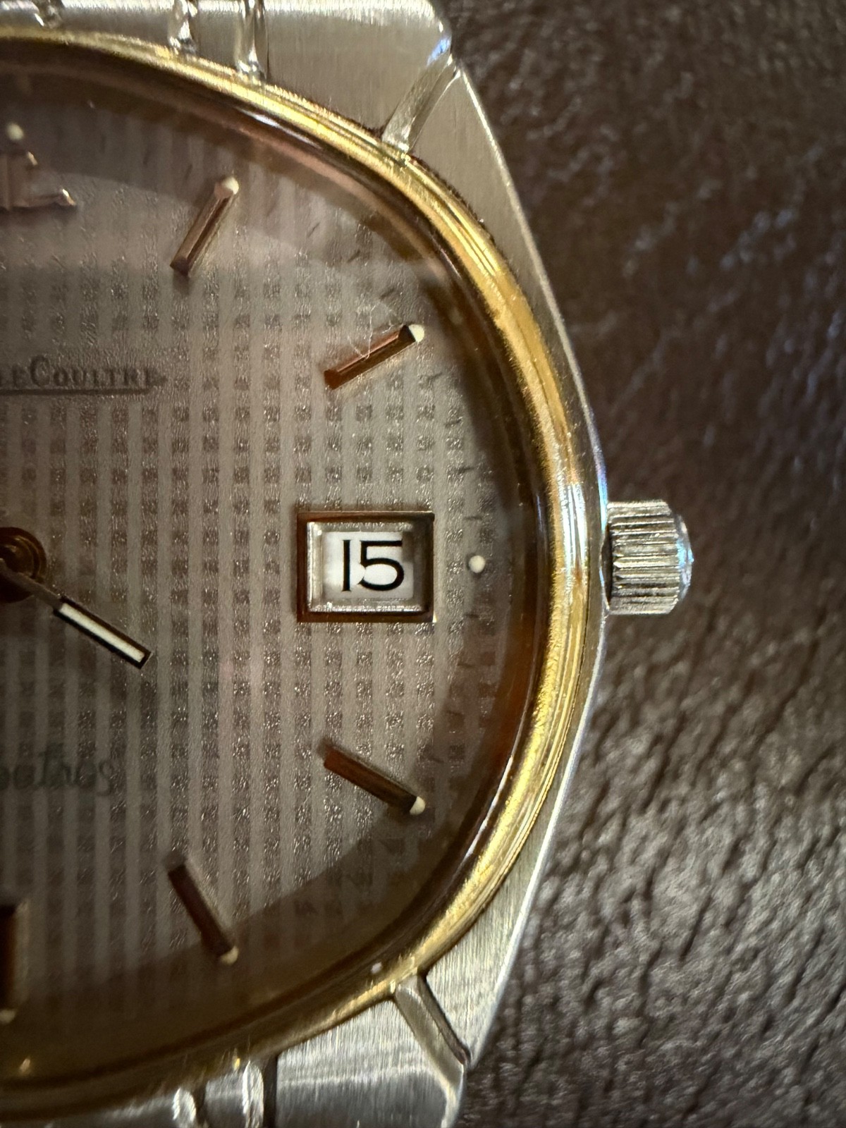 Jaeger-Le-Coultre Albatros Watch Sapphire Crystal Gold Bezel… ENDING SOON