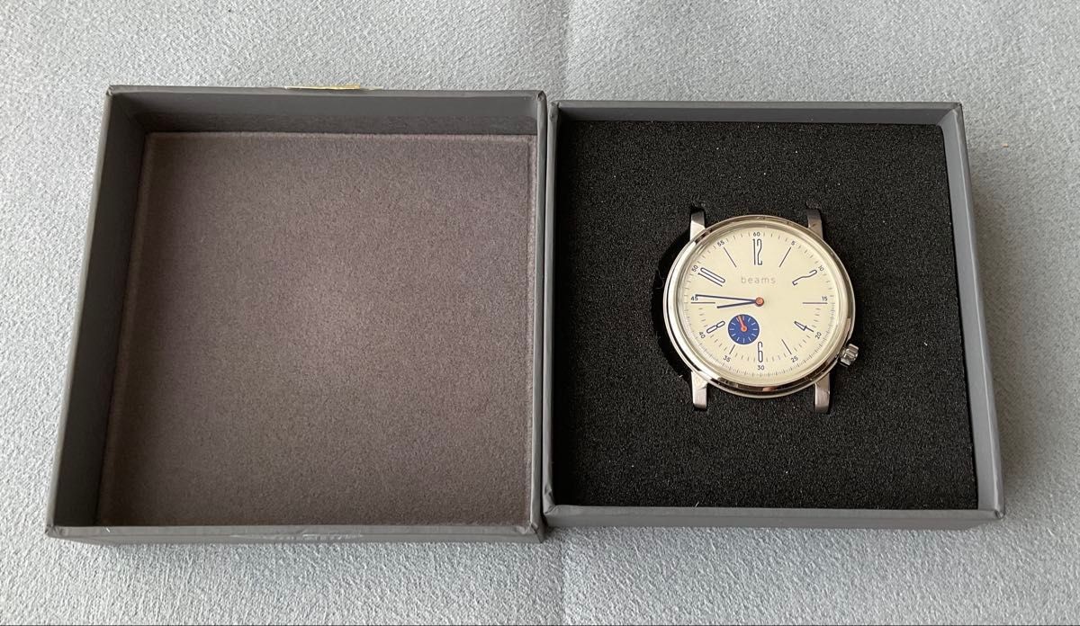 SONY Wena Wrist Three Hands Retro WNW-HT22-S Beams Edition Silver Watch Head
