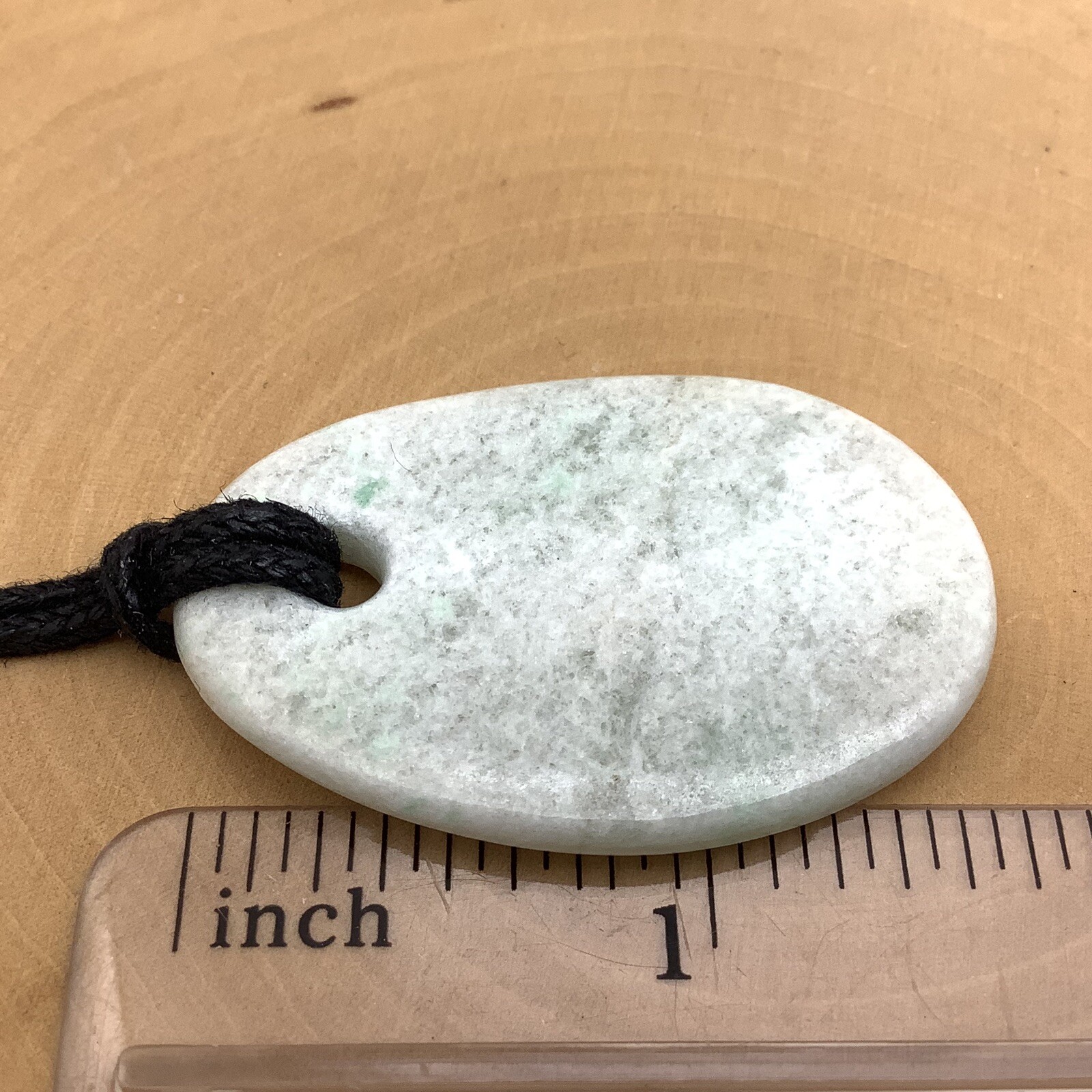Burma Maw Sit Sit Pendant White Green Albite Jadeite Gem Myanmar #8