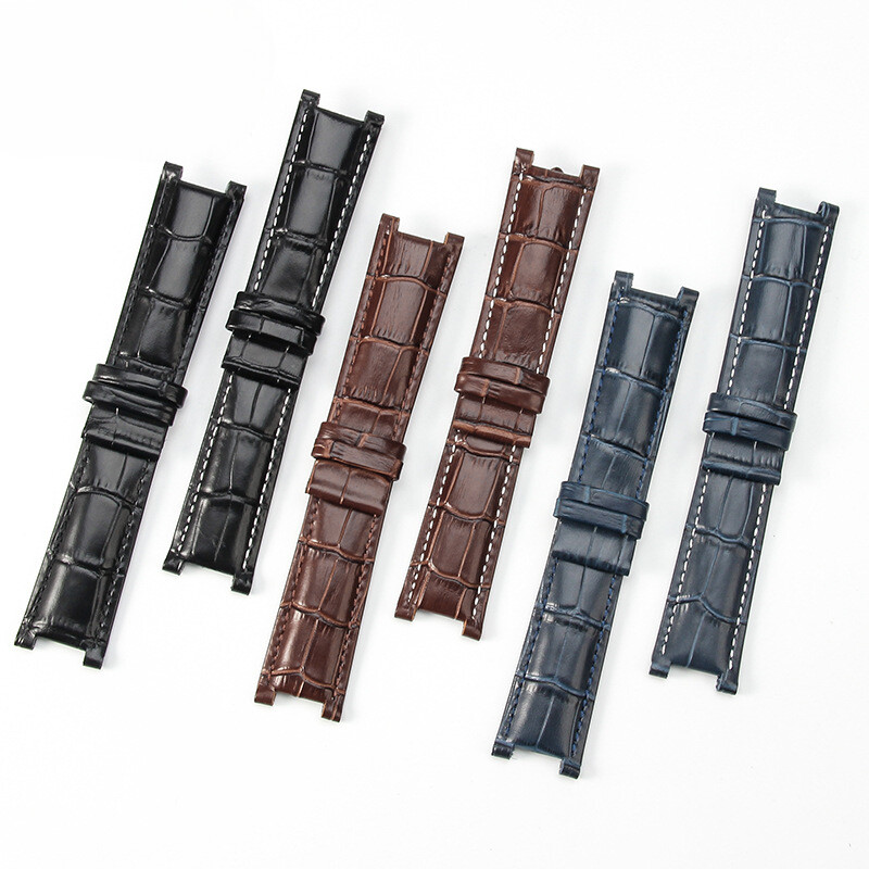 Genuine Leather Watch Strap 22mm Comfortable Durable Classic band fits Gucci