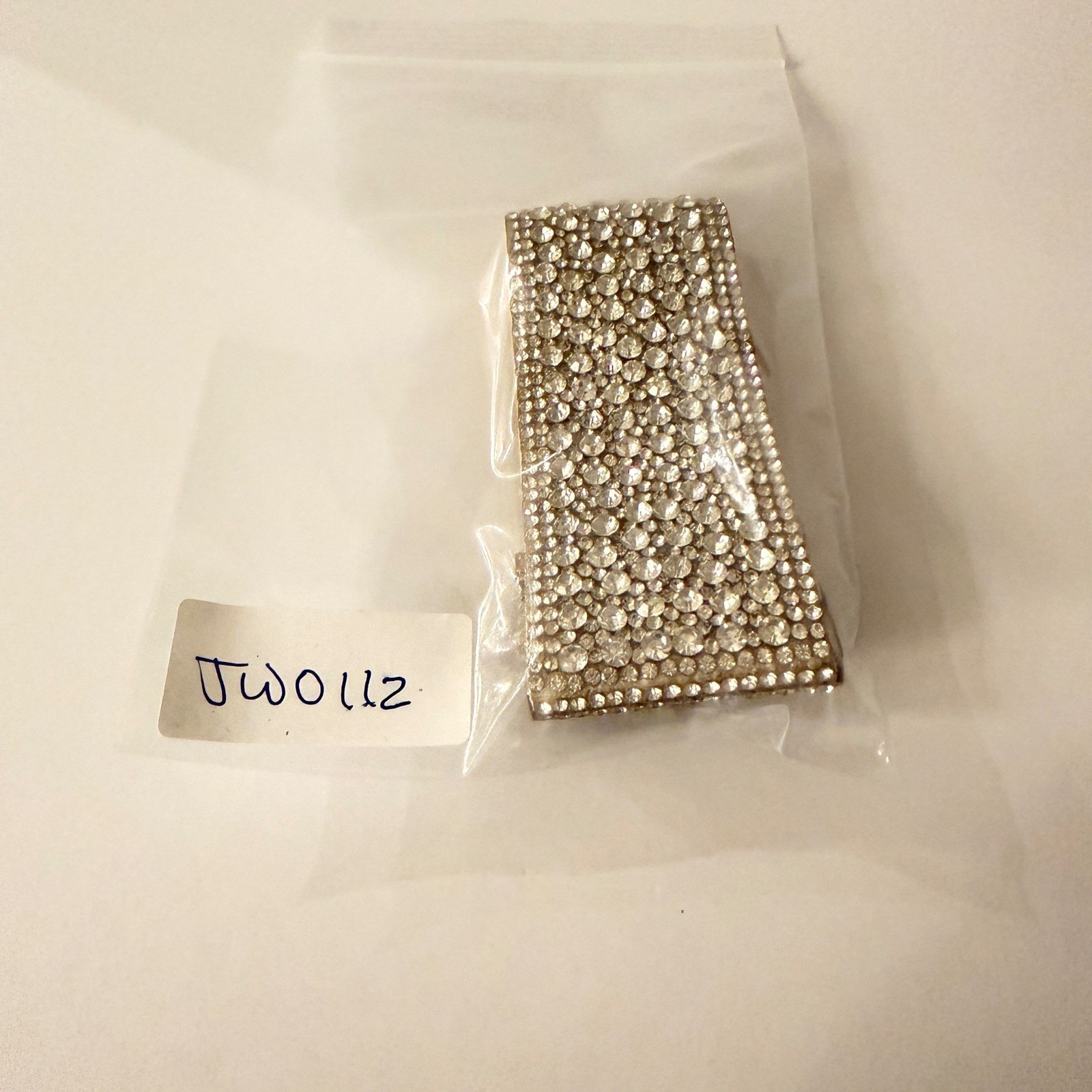 Rhinestone Cuff Bracelet Pavé Silver Turn-lock Formal Statement Glam Y2K Prom