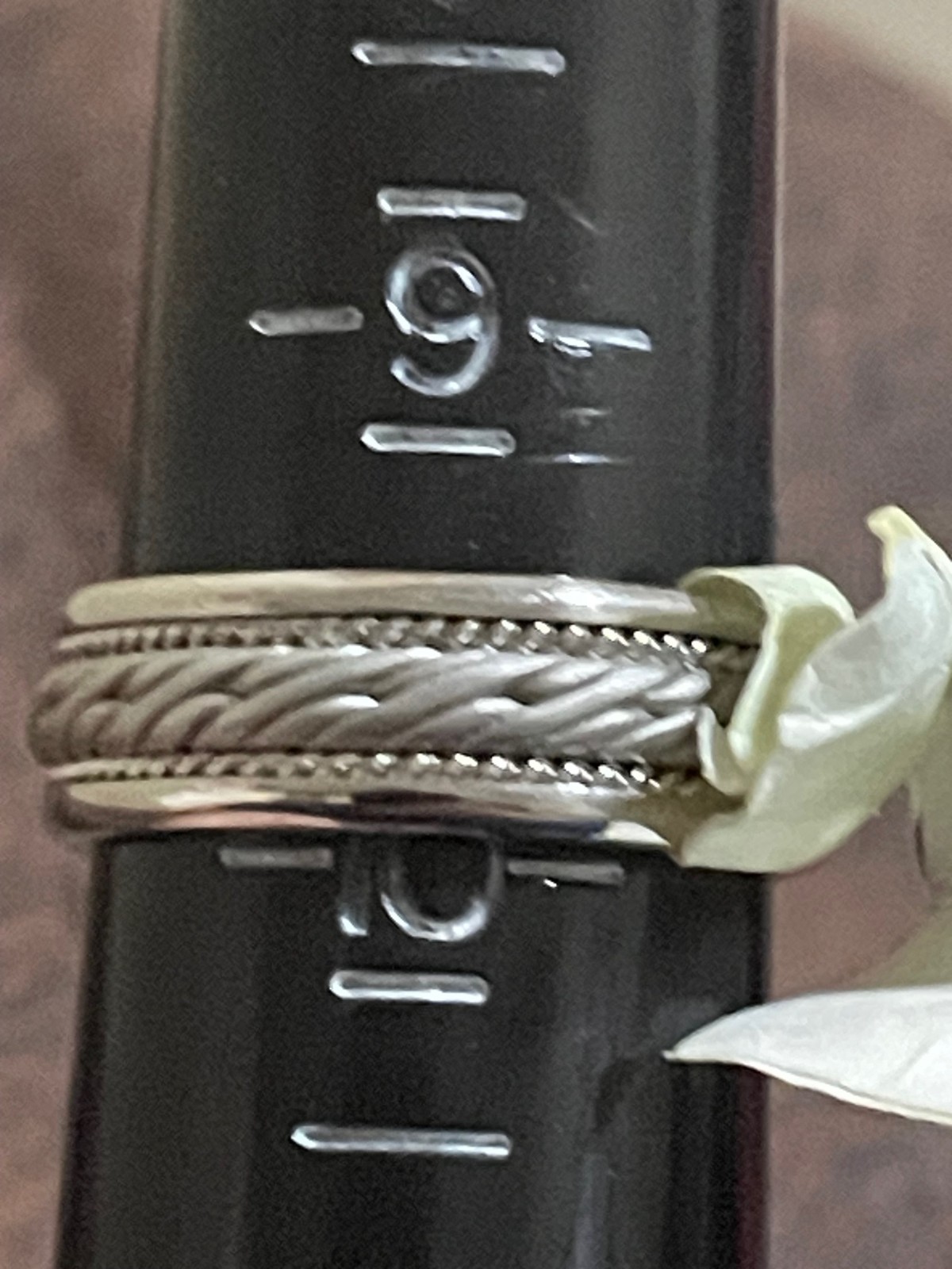 ArtCarved PALLADIUM WEDDING BAND 950 7.5g SIZE 10
