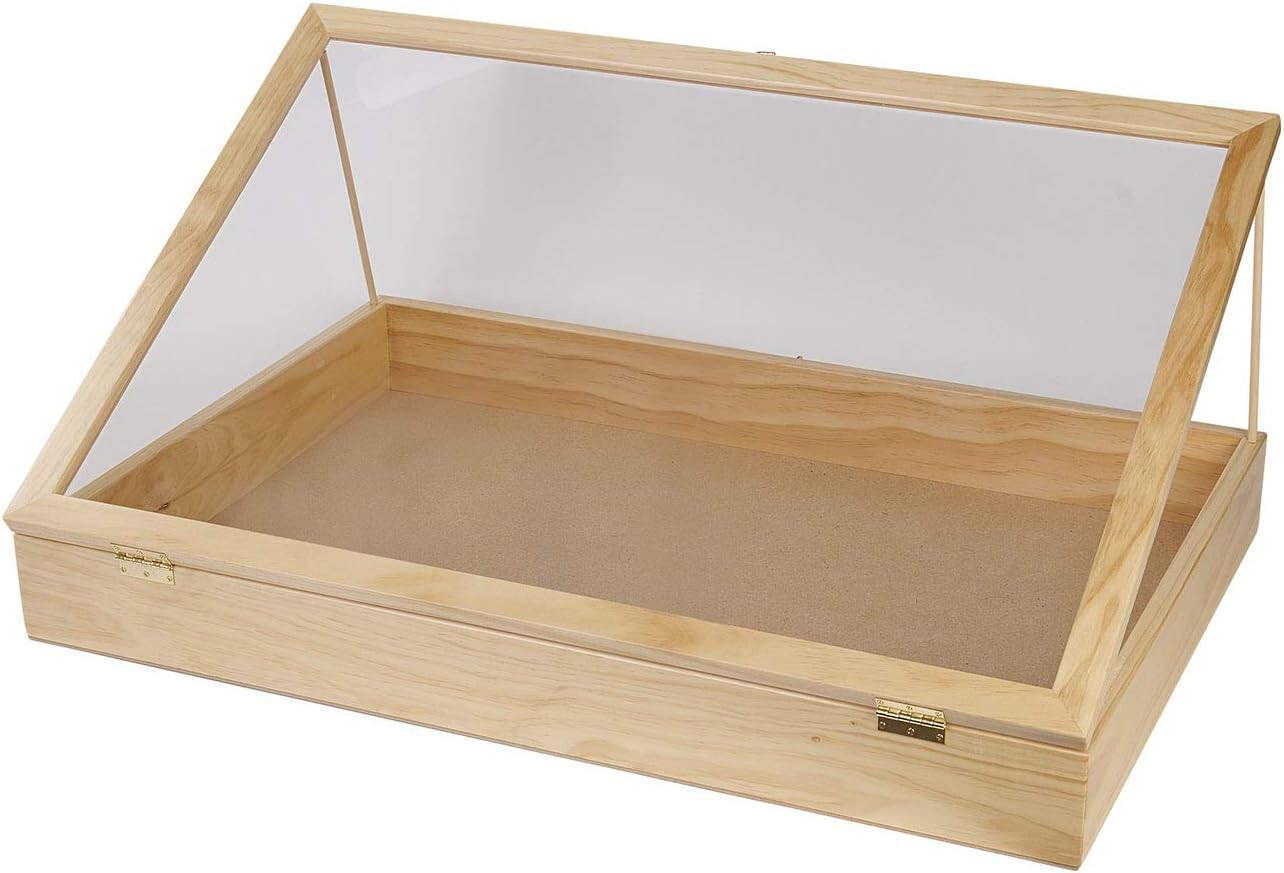 Jewelry Display Case Countertop Clear View Top Retail Merchandise 24″ x 36″ x 4″