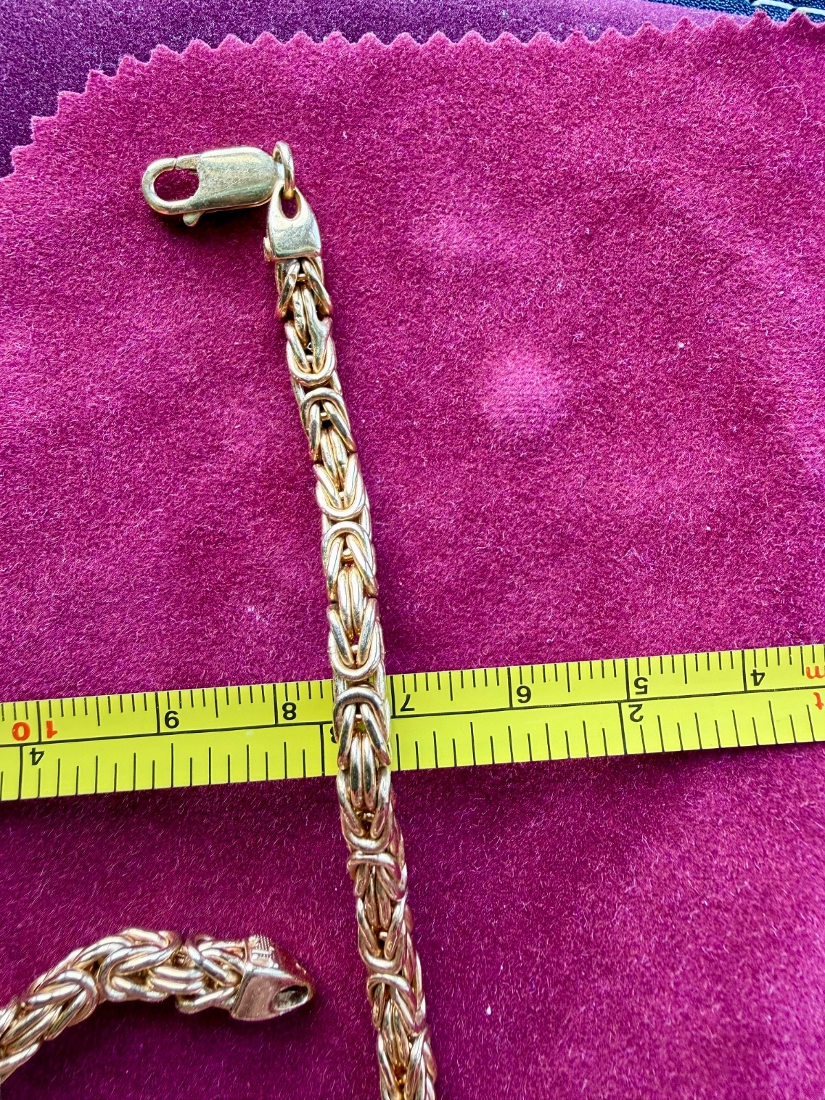 Stunning chunky 14ct Yellow Gold Chain 18 inches 46 cm 21.8grams