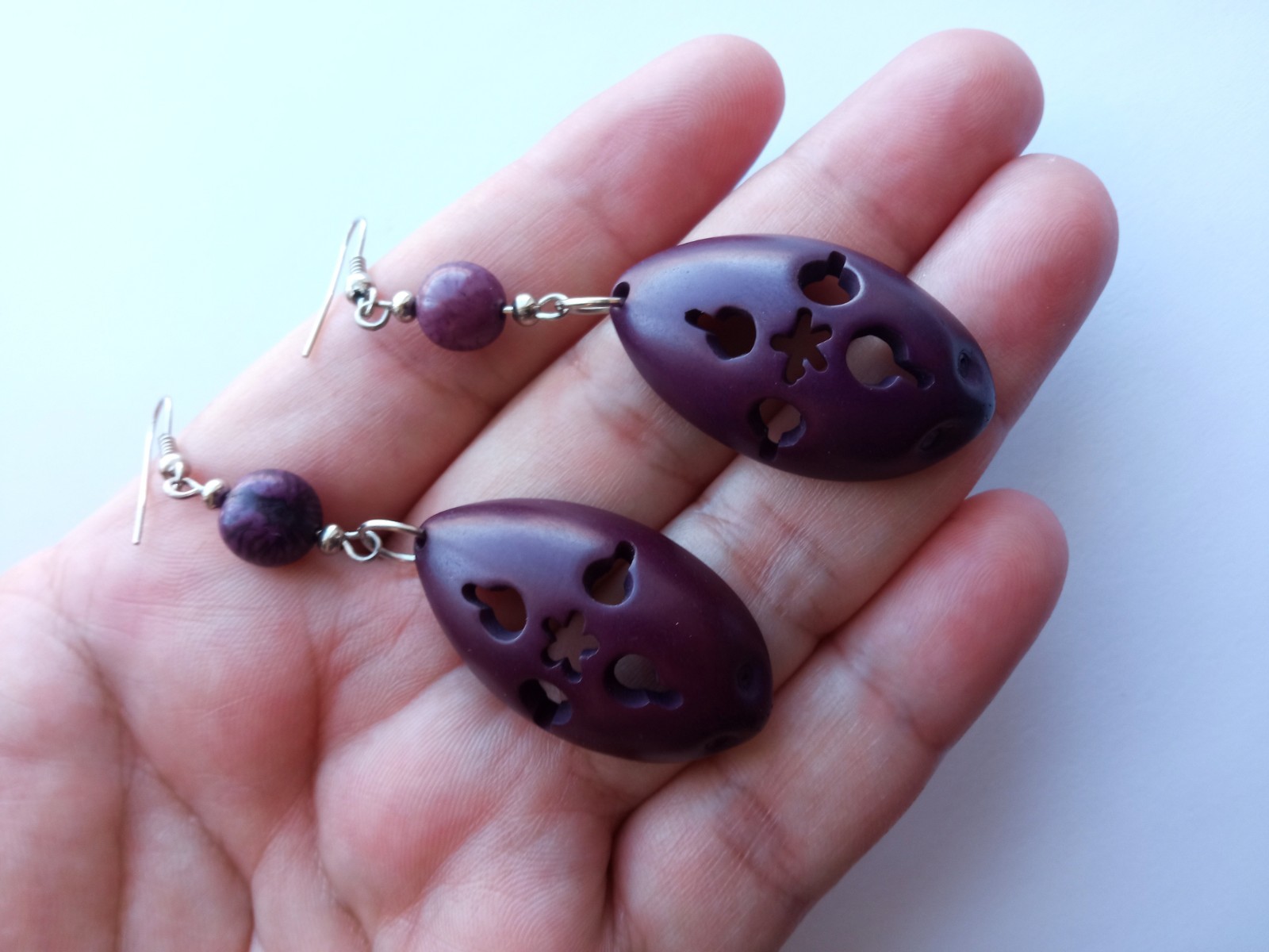 ✨Wholesale 20 Pairs Peruvian Jewelry Amazon Seed Earrings Handmade Boho Style✨