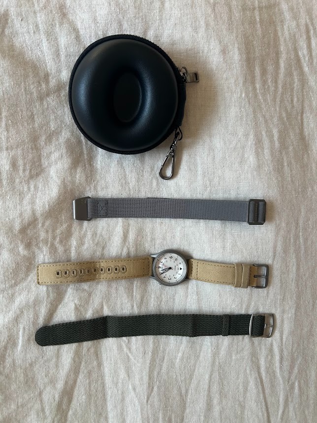 Titanium Field Watch Bundle – Watch + 3 Straps + Case