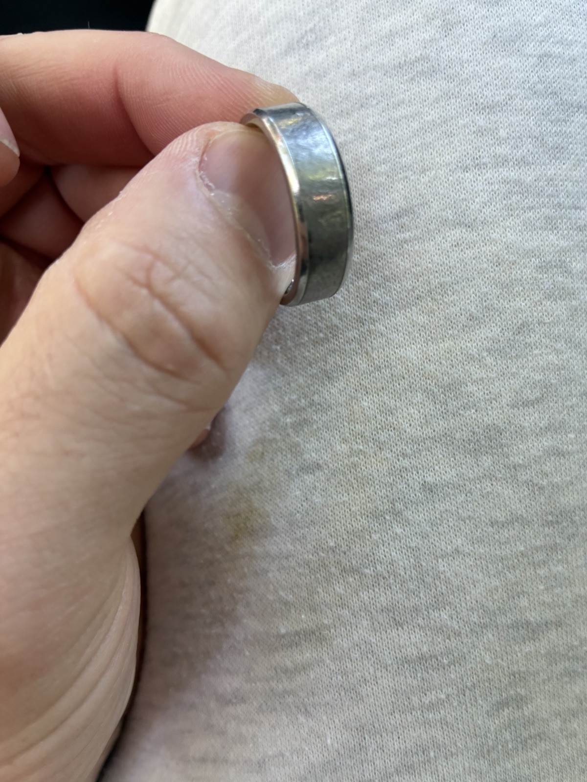 Lashbrook Men’s Ring Meteorite And Cobalt Chrome Size 11 Free Shipping