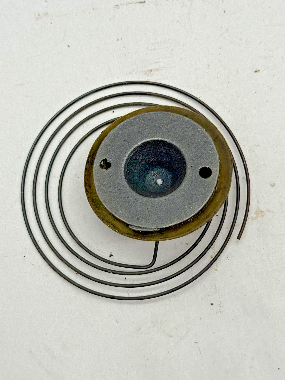 Gong from a New Haven Clock Round 3 3/4″ (CM57-3586)