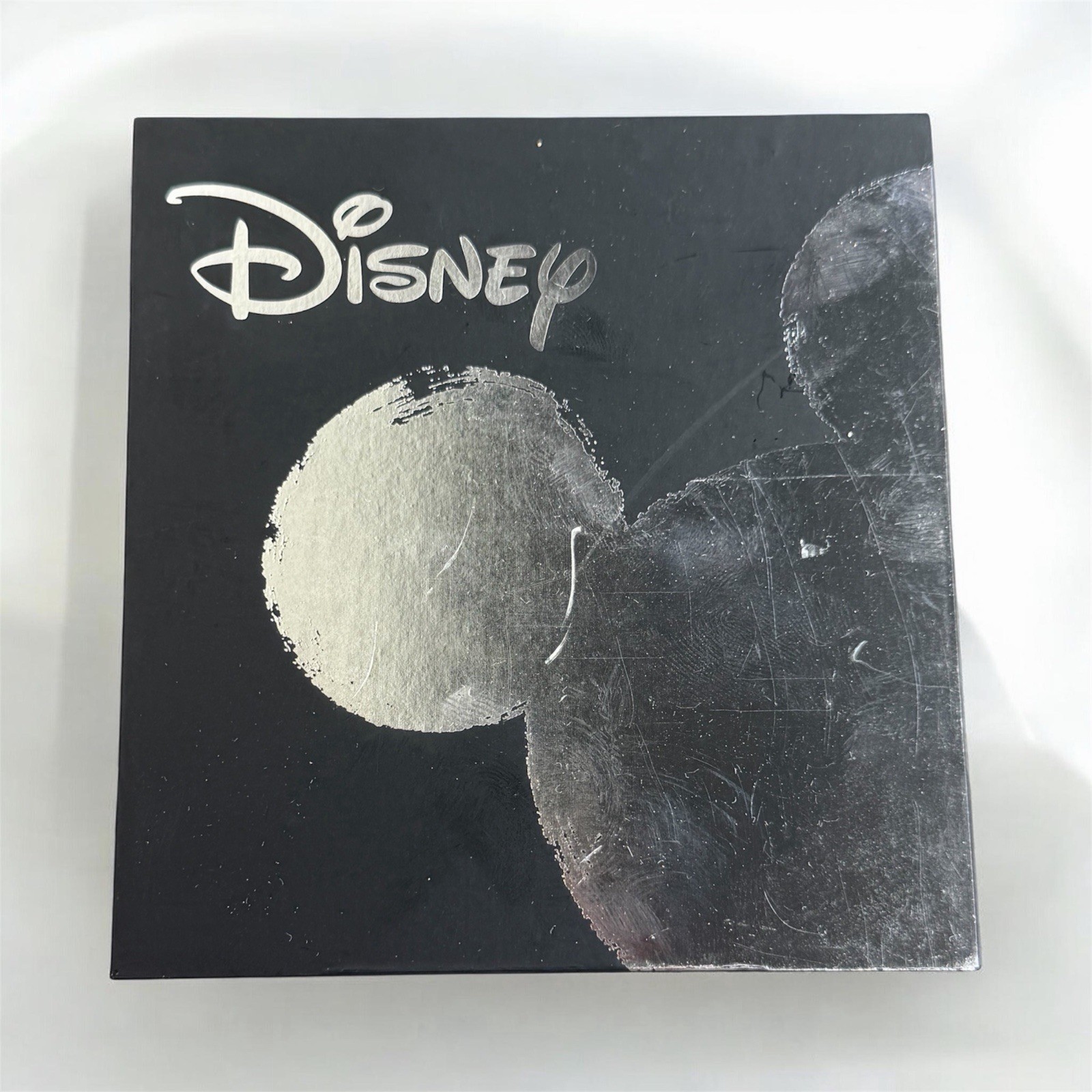 Disney Accutime Mickey Mouse Watch Two Tone Silver Gold Rhinestone Bezel Boxed