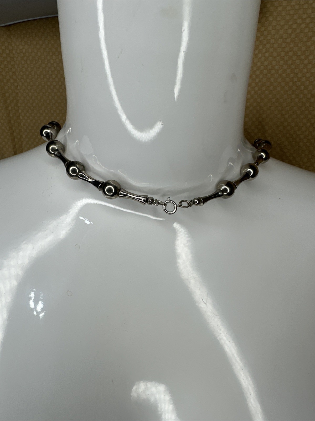 Vtg Estee Lauder 1973 Moonsilver WithPerfume Locket Pendant Necklace Collectible