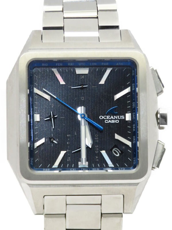 CASIO Oceanus Classic Line OCW T5000 1AJF Men’s Solar Radio Quartz 1 Month Used