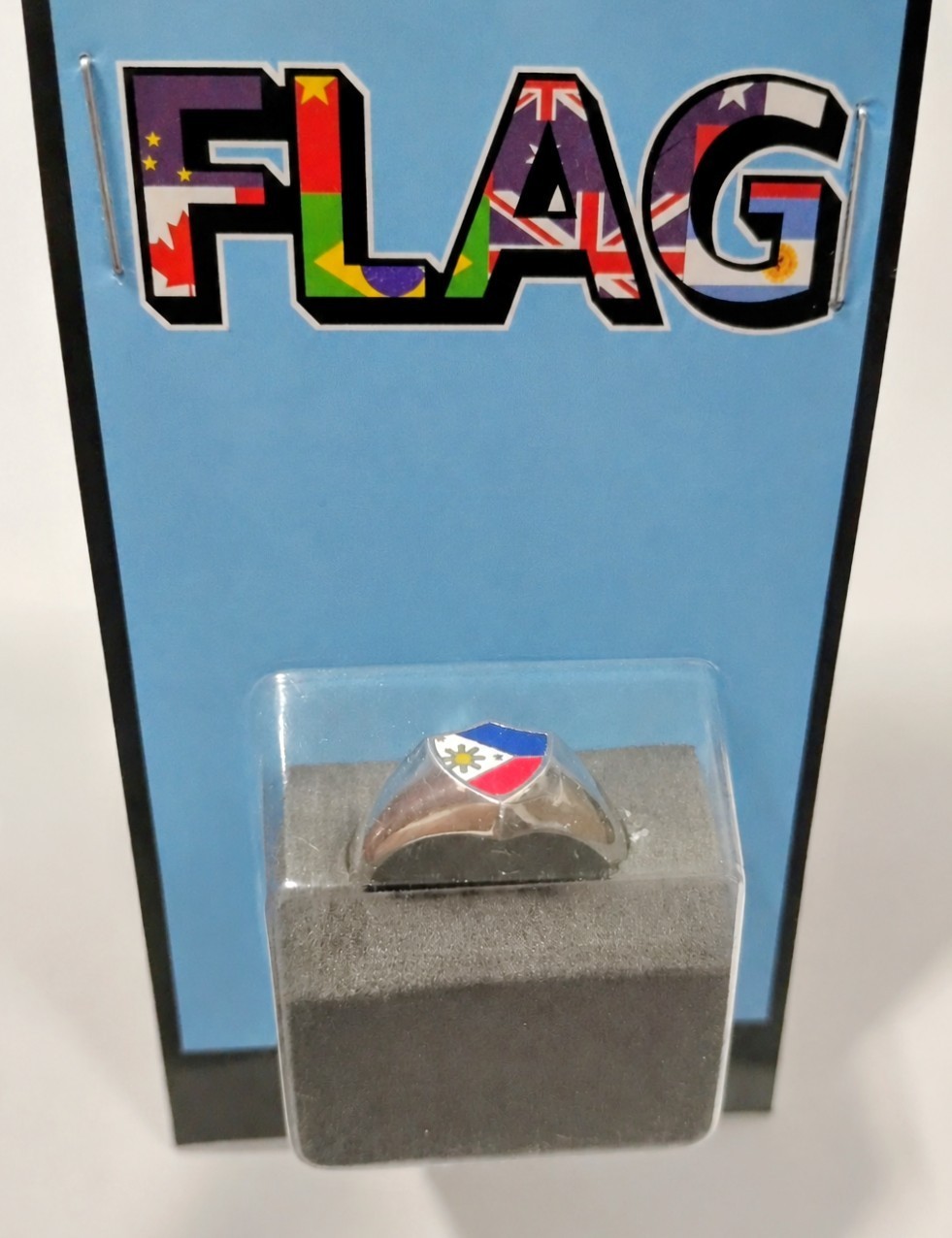 SymbolArts PHILIPPINES Choose Your Flag Stainless Steel Ring Sizes 6, 8, 9 & 10
