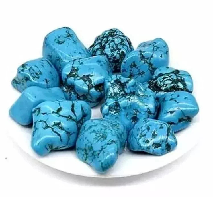 EGL Certified 1000+Ct Natural Arizona Turquoise Blue Tumble 10-12 Pcs Loose Gem