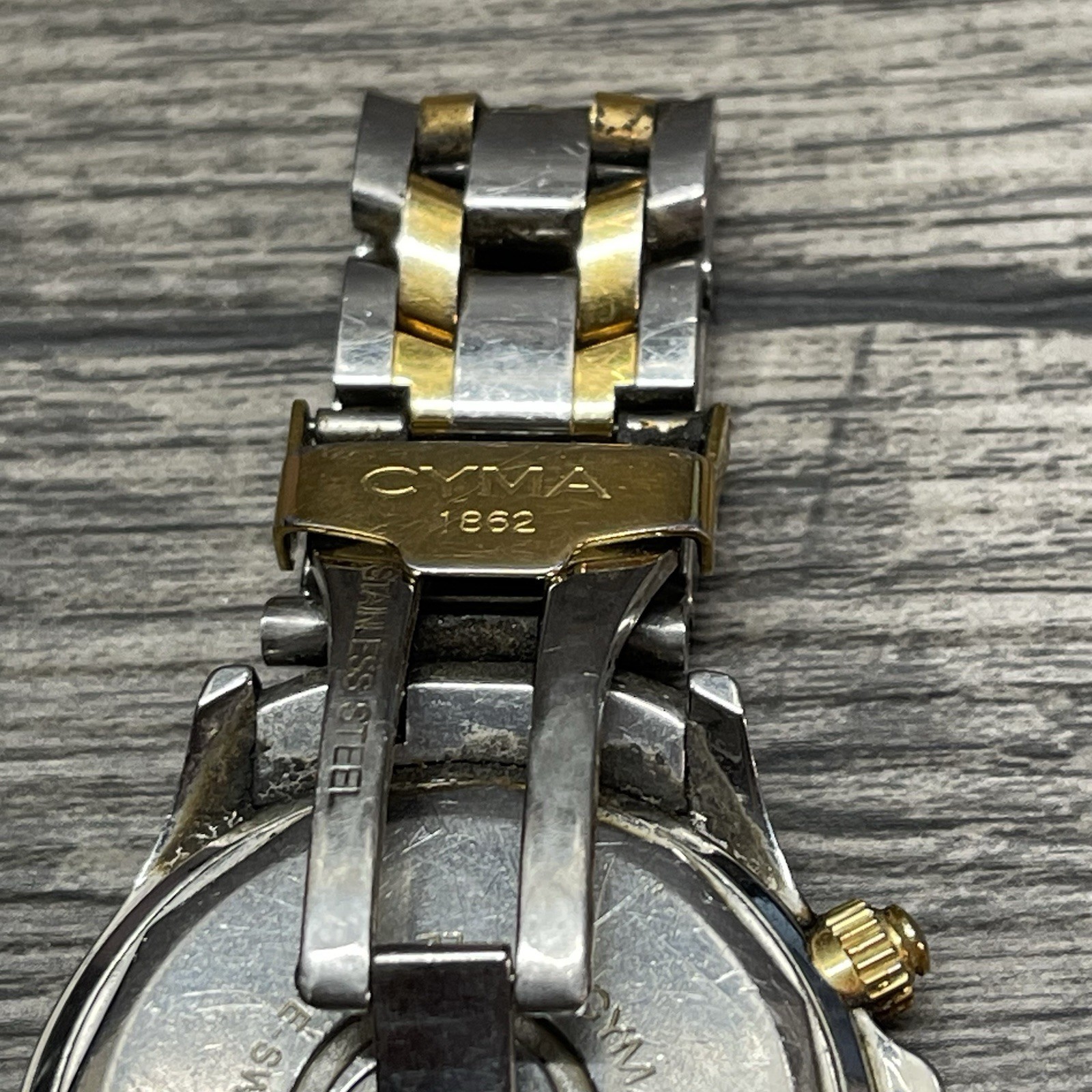 RARE CYMA Navy Star Professional Divers Watch “Swiss Made” Parts or Repair