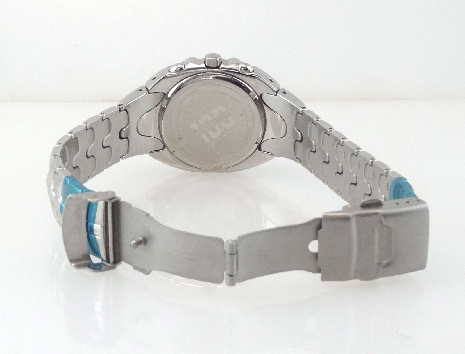YEMA by Seiko YM-893 Mens Stainless-Steel Quartz Alarm-Chrono Watch NIB 10-ATM