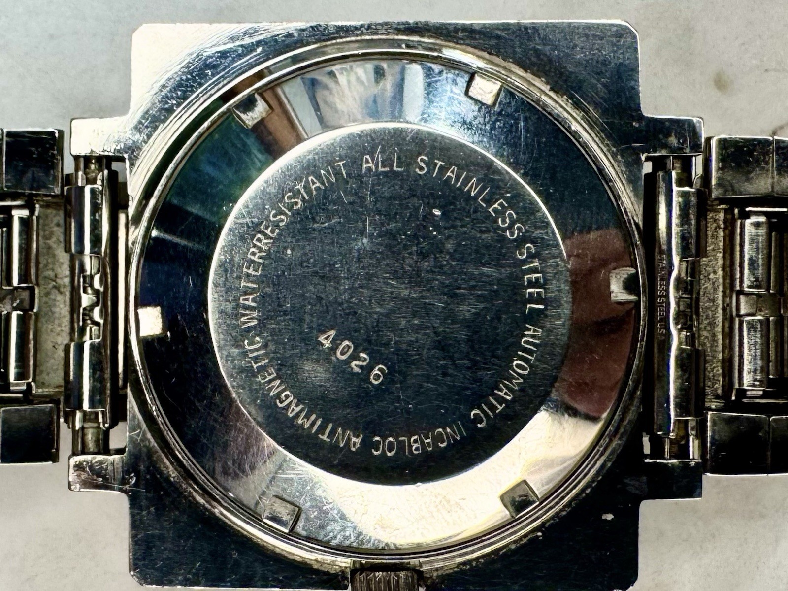 Reflets Bleus Automatic Men’s Watch 25 Jewels Incabloc Antimagnetic 1970’s Works