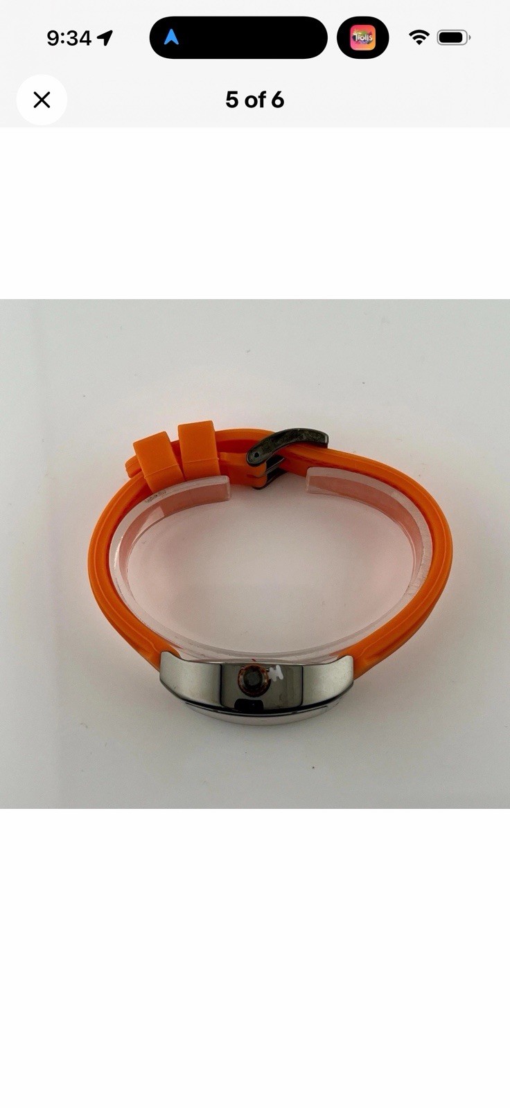 IceTime 33mm Men’s Orange/Black Dial Steel Mens Watch 0.10ct Diamonds IT25
