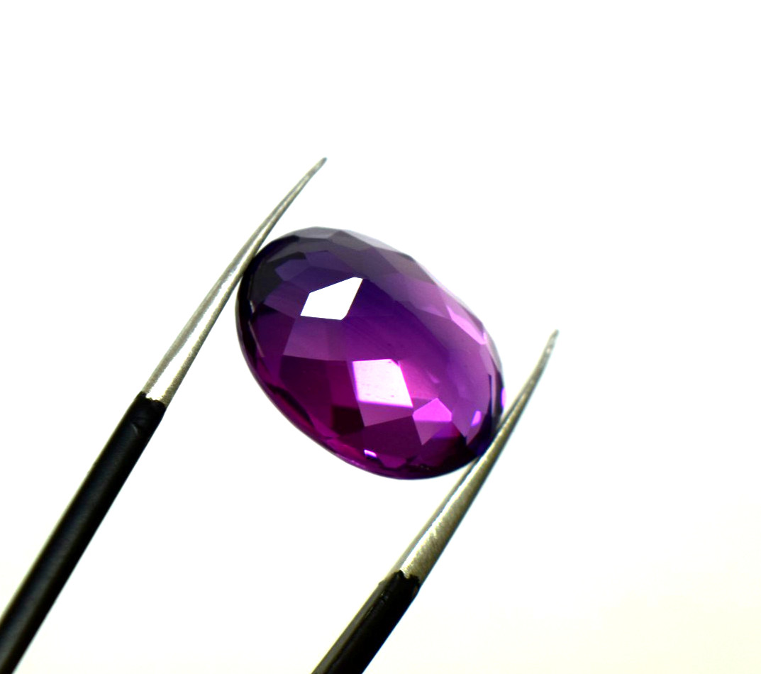Natural Color Change Sapphire 18.65 Ct Apx. Blue Purple Sri Lanka Loose Gemstone