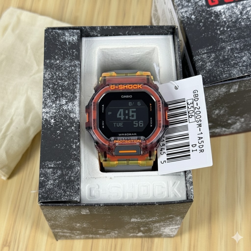 Casio G-Shock G- Squad Bluetooth Step Tracker GBD-200SM Series (Brand New)