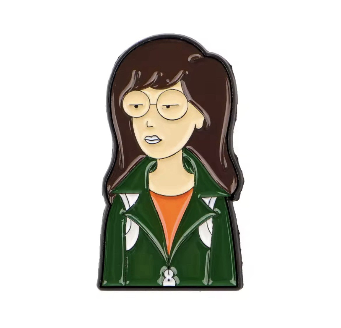 Daria Jane Friends Style 2pc Pin Set Rubber Backs Daria Jane Pins FREE SHIPPING