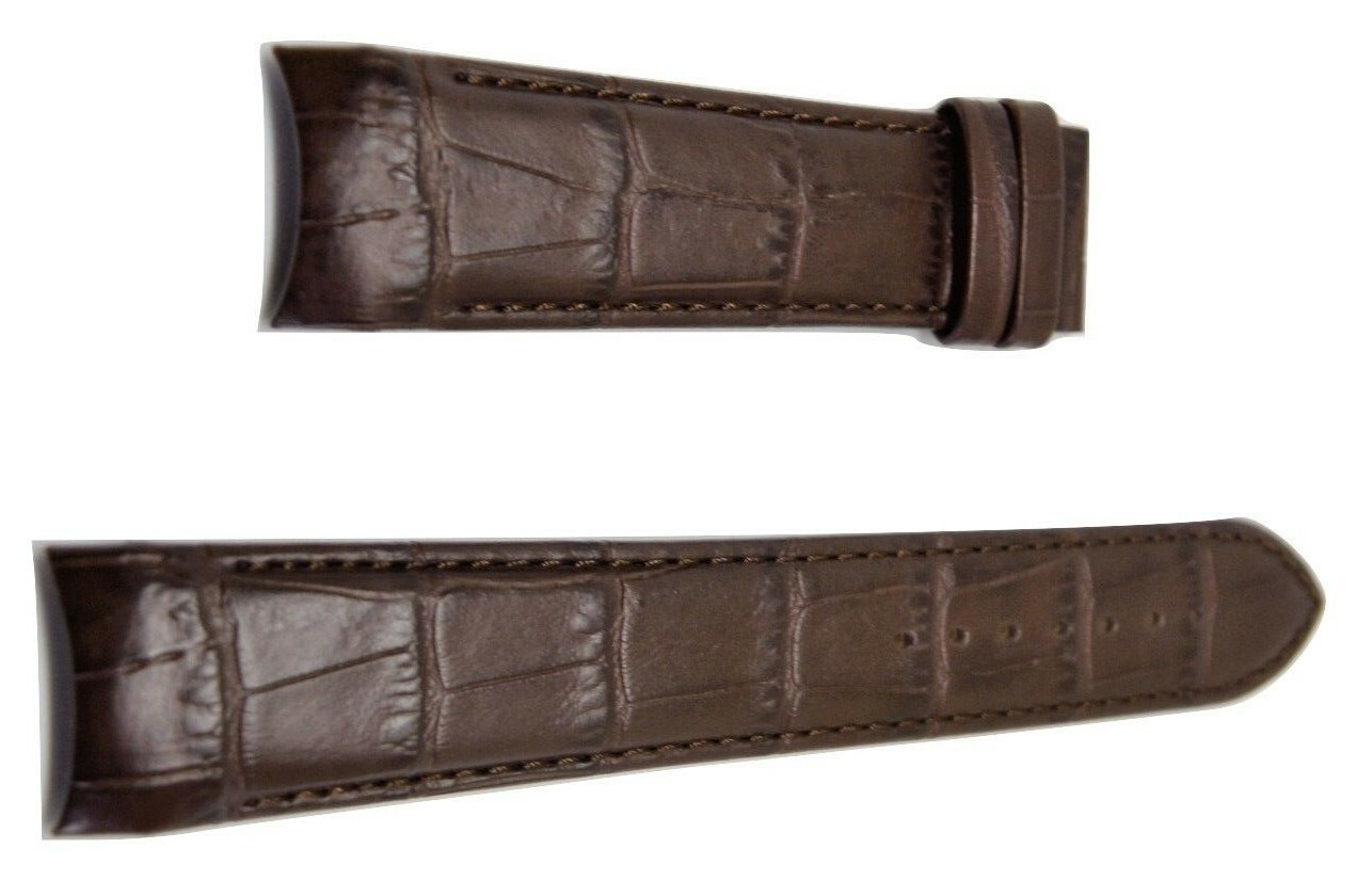 Original Tissot Couturier T035439A / T035617A 23mm XL Brown Leather Band Strap
