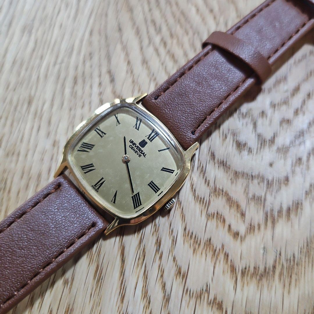 Universal Geneve 542640 Manual Roman Dial Watch Case1.24in