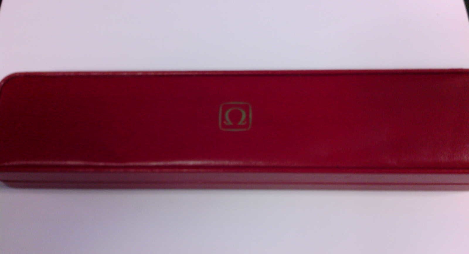 VTG OMEGA DeVille 10k RGP QUARTZ Watch W Original Box, Tag, Links! DOES NOT WORK